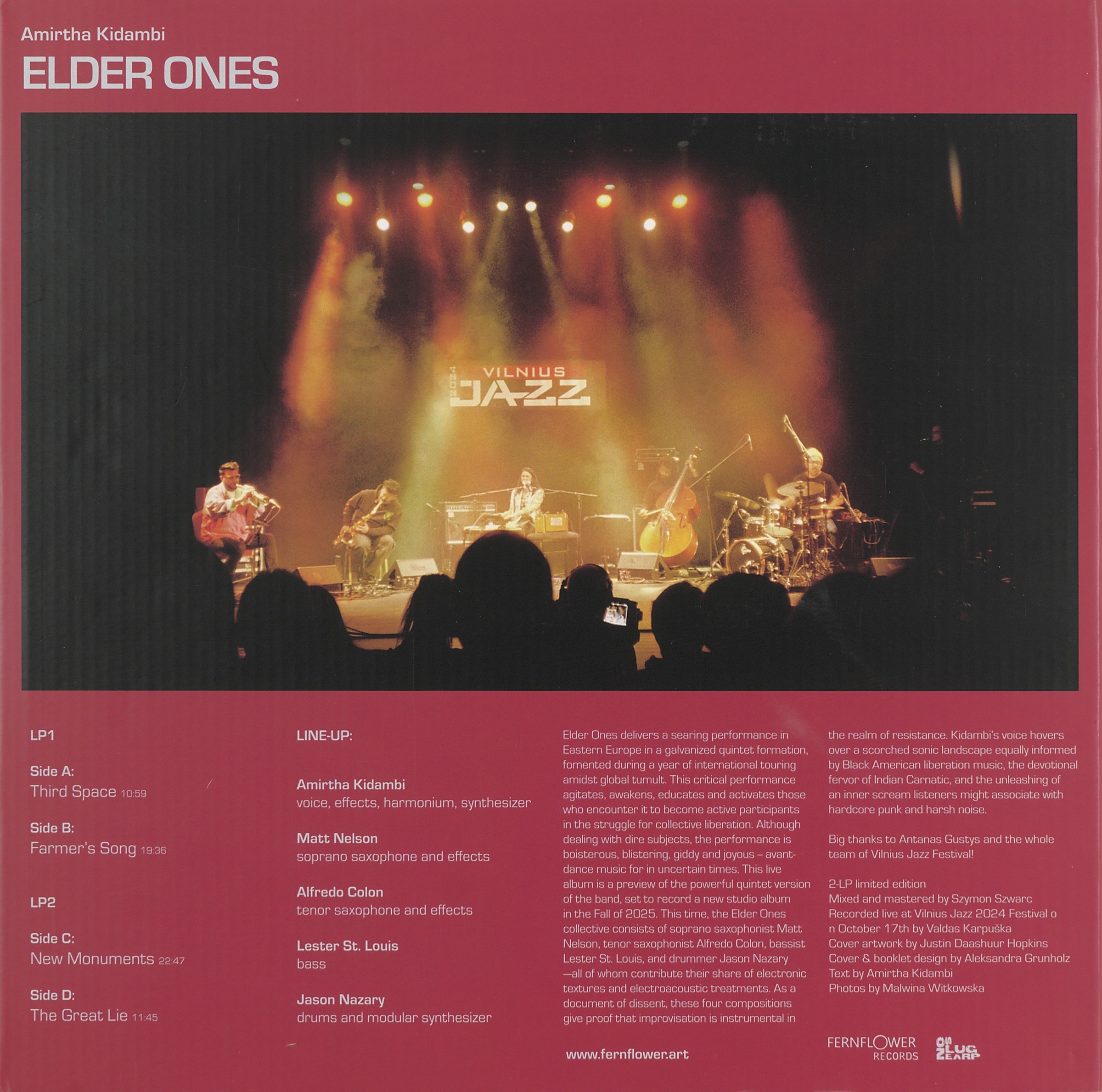 Elder Ones - "New Monuments Live in Vilnius" 2xLP - obrazek 4